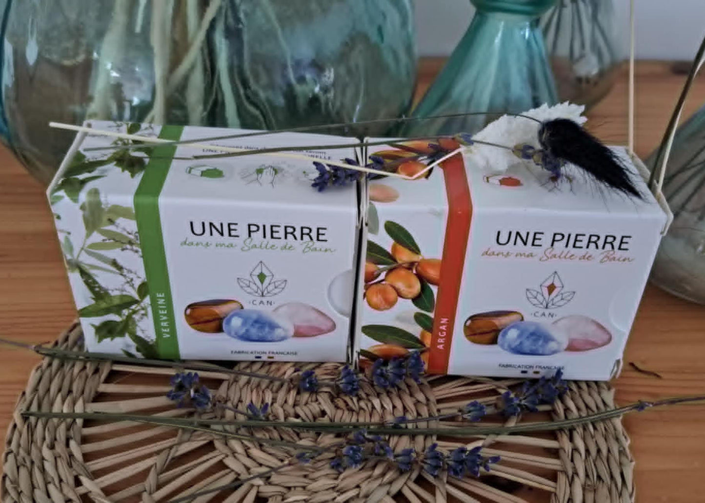 lot de 2 savon verveine et argan