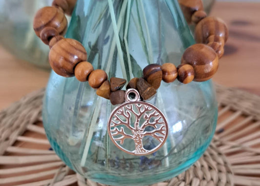 🌳 Bracelet Racines & Protection 🌳 Œil de tigre