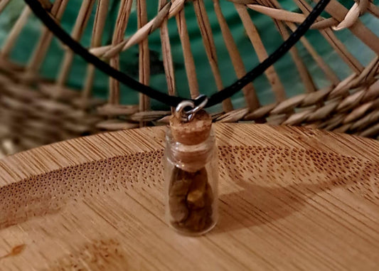 Collier Fiole du Gardien – Protection sacrée à porter sur soi