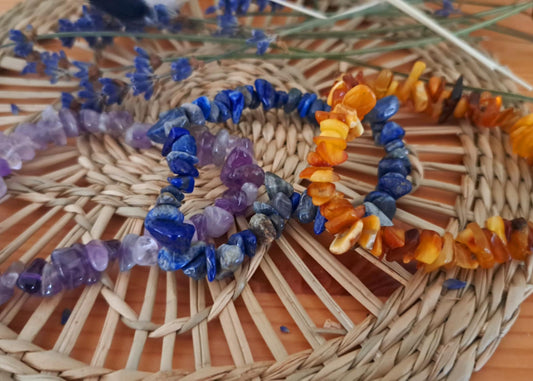 Lot de 3 Bracelets Bien-Être – Endométriose & Soulagement Féminin