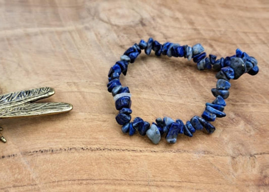 Bracelet Baroque Confiance & Expression (Lapis Lazuli naturel)