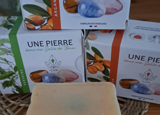 🧼✨ Lot de 3 savons naturels "Une pierre dans ma salle de bain"