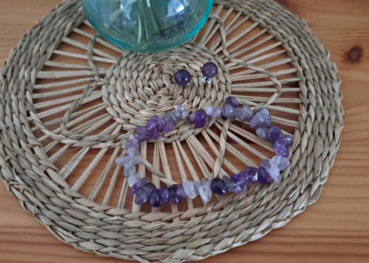 💜 Élégance & Sérénité – Améthyste 💜